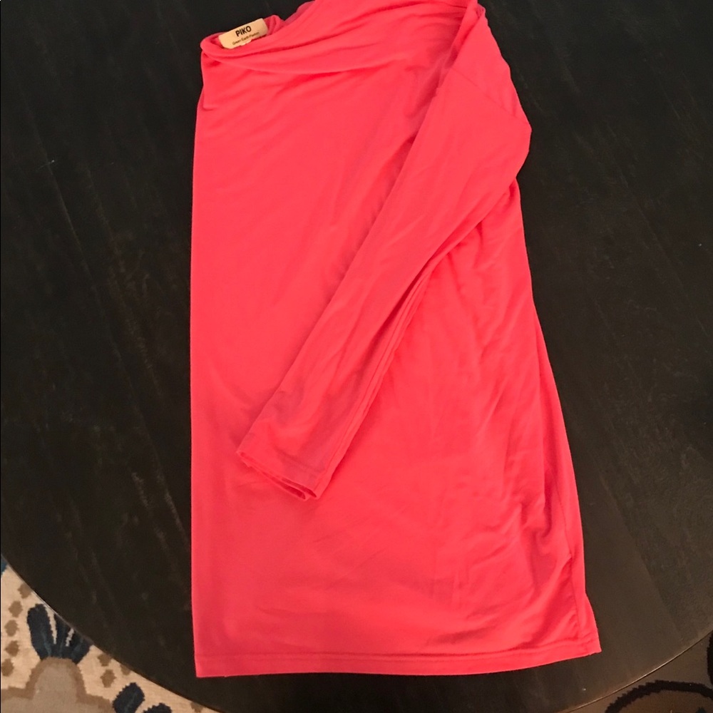 NWT Long Sleeved Pink PIKO top